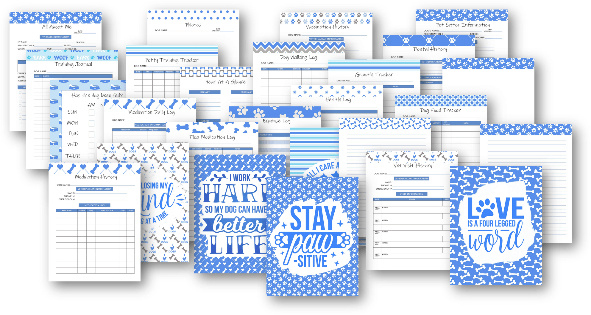 Free Pet Binder Printables