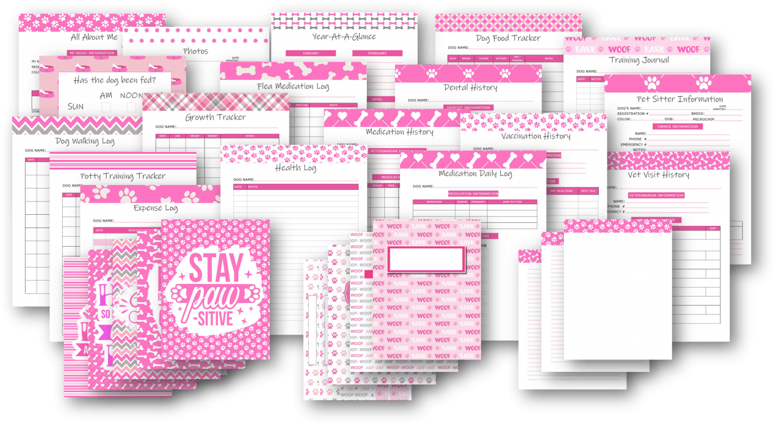 Dog Binder Printables Printable Pro